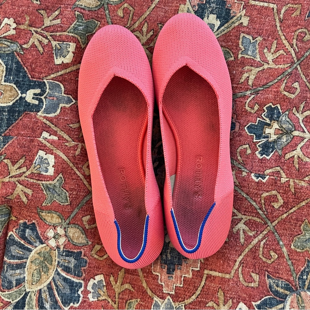 Rothy's The Flat in Grapefruit